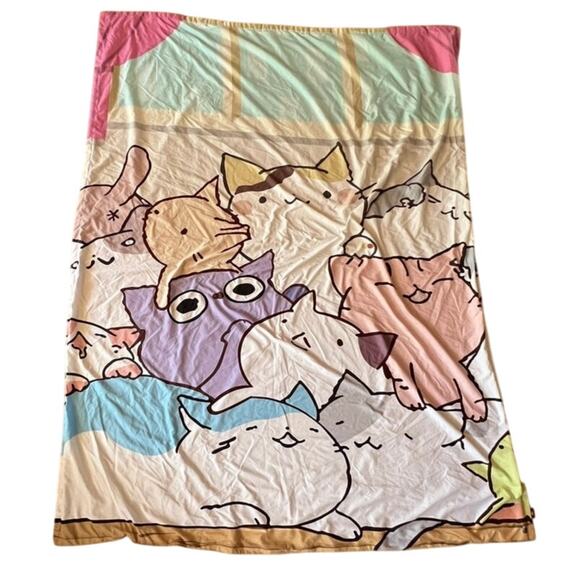 MeMoreCool Cats Kittens Twin Duvet w/Zipper Closure, 1 Matching Sham Pillowcase - Picture 2 of 13